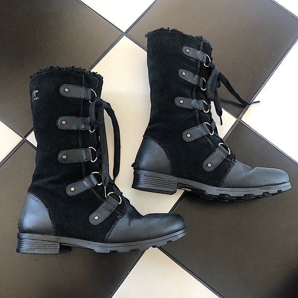 ::SOLD:: Sorel Emelie Waterproof Lace Up Boot - Picture 3 of 7